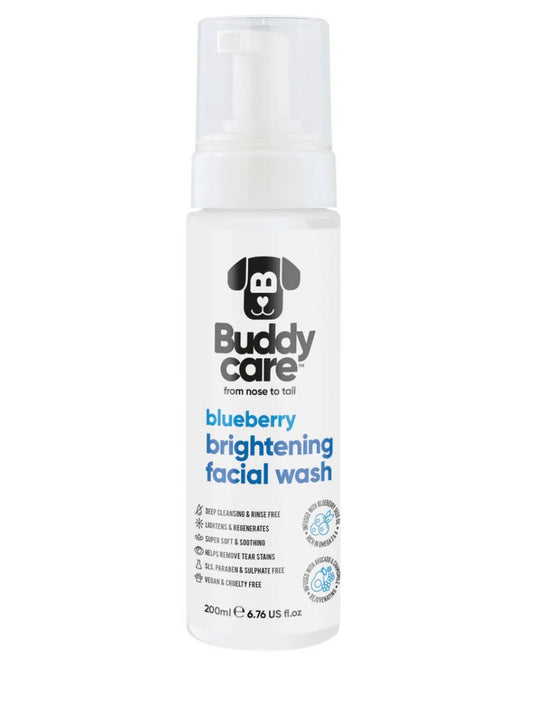 Buddycare Dog Facial Wash - Brightening Blueberry - 200ml