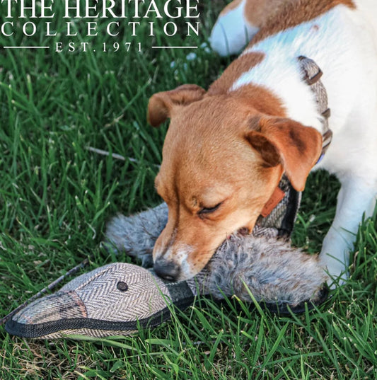 Heritage Duck Tweed Dog Toy 36cm