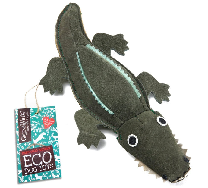 Colin the Crocodile Eco Dog Toy