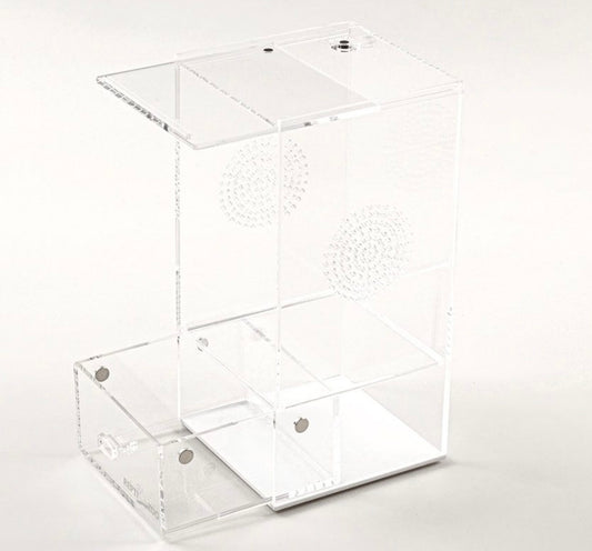 RZ Reptizoo Acrylic Case with Removable Tray, 102x102x203mm