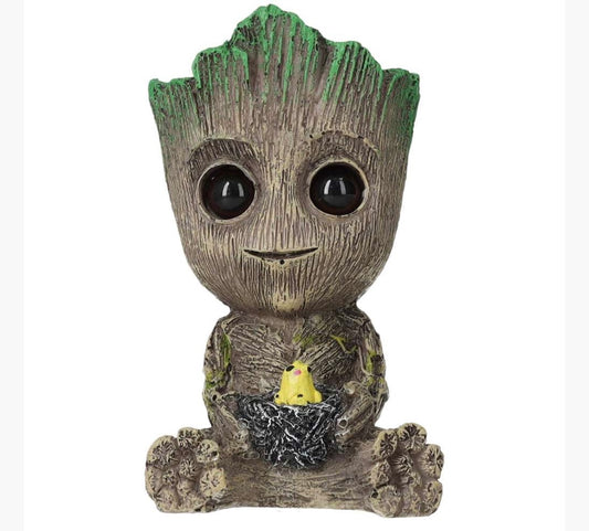 Groot With Duck Ornament Enclsoure Airstone Fish Tank