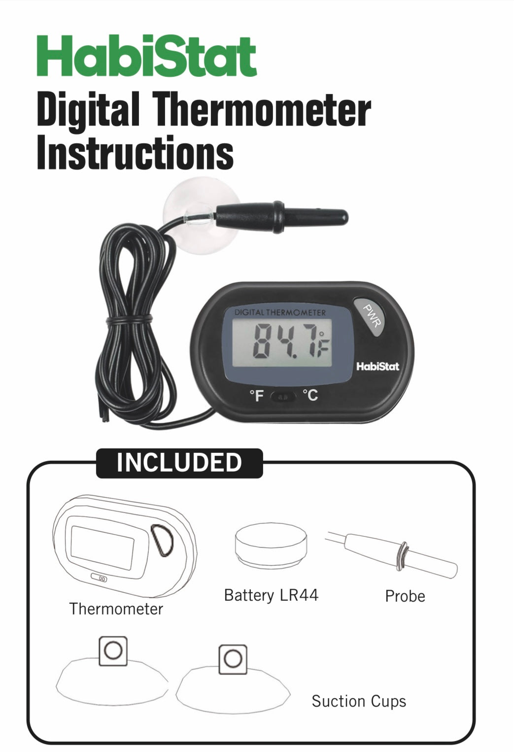 Habistat Digital Thermometer