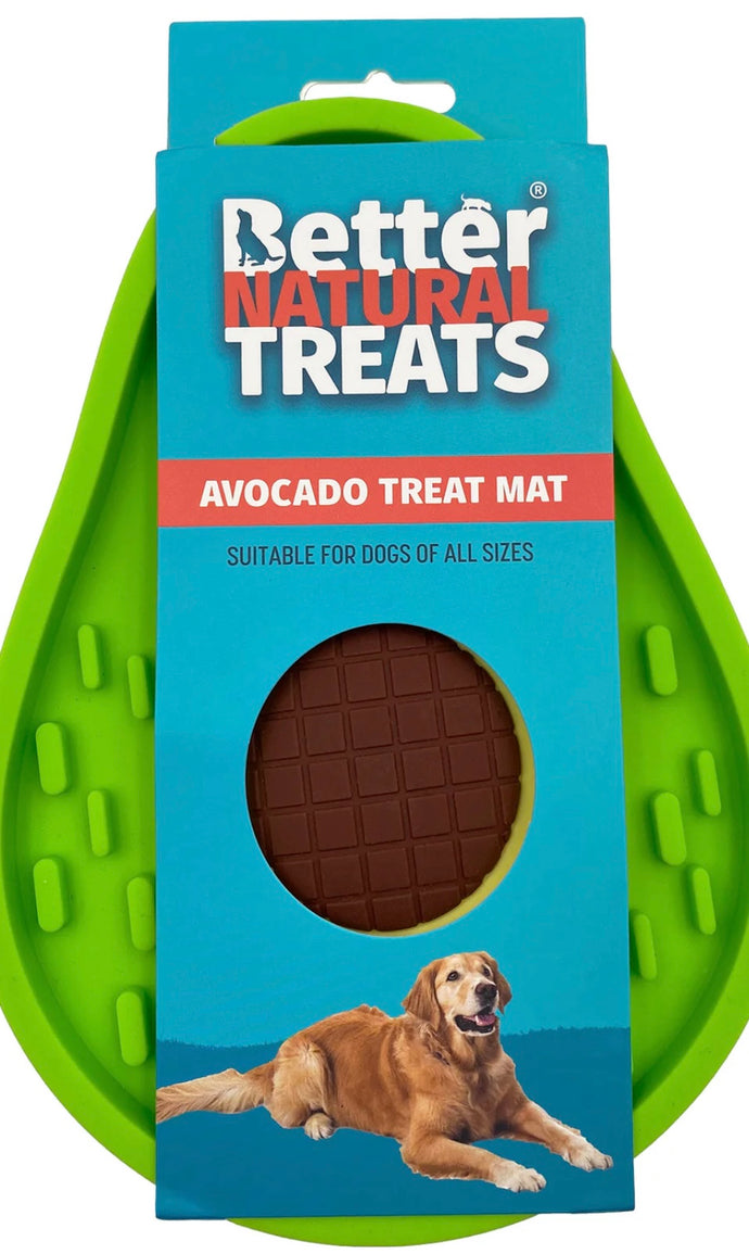 Avocado Treat Mat Lick Slow Feeder Dog Cat