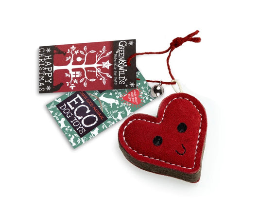 Trudy True Love Eco Dog Toy Xmas Tag