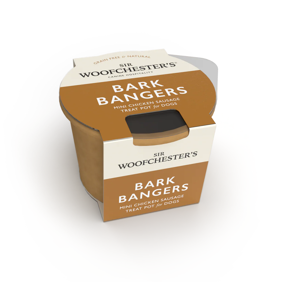 Sir Woofchester Bark Bangers Treat Pot Mini Chicken Sausage Dog