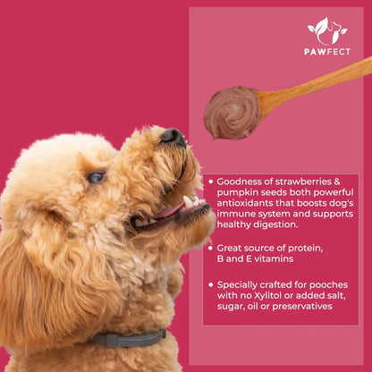Dog Peanut Butter: Strawberry & Pumpkin Seeds 275g