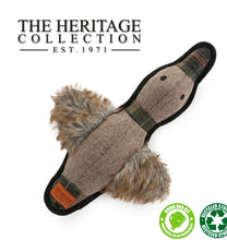 Load image into Gallery viewer, Heritage Duck Tweed Dog Toy 36cm
