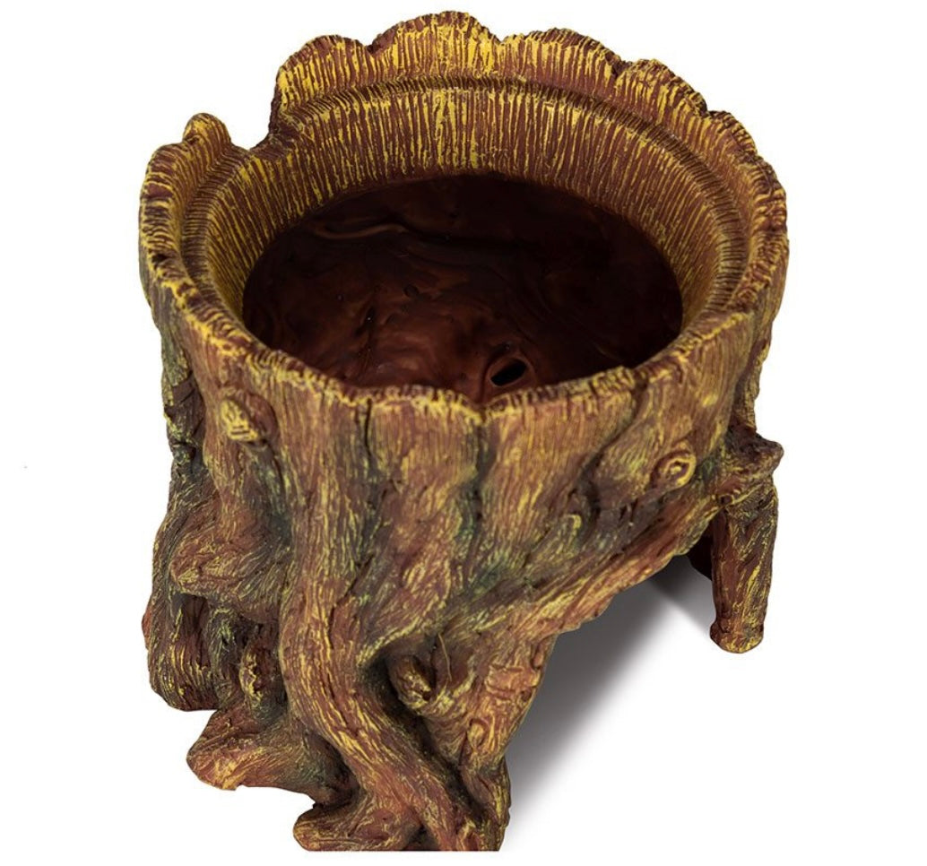 Reptizoo Resin Hide and Bowl Decor Gecko