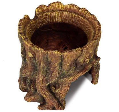 Reptizoo Resin Hide and Bowl Decor Gecko