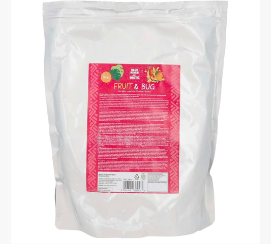 Blue River Gecko Food Fruit and Bug 2kg Bulk Bag