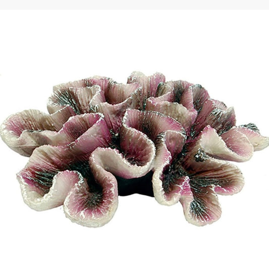 Fish Tank Ornament Coral Mauve 19 x 17 x 6cm