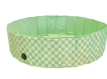 Load image into Gallery viewer, Rosewood Dog Paddling Pool Medium Green Checkered Check Ball Pit

