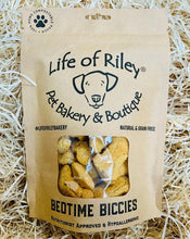 Load image into Gallery viewer, Life of Riley Bedtime Biccies 100g Grain Free Dog Treats
