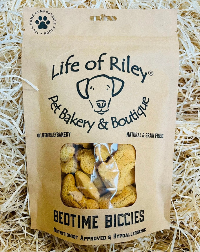 Life of Riley Bedtime Biccies 100g Grain Free Dog Treats
