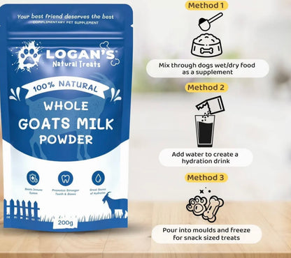 Whole Goats Milk Powder for Cats and Dogs