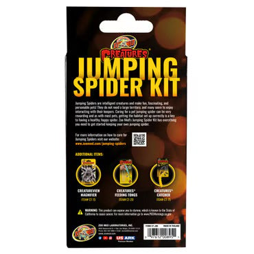 Zoo Med Jumping Spider Starter Kit Enclosure Bundle