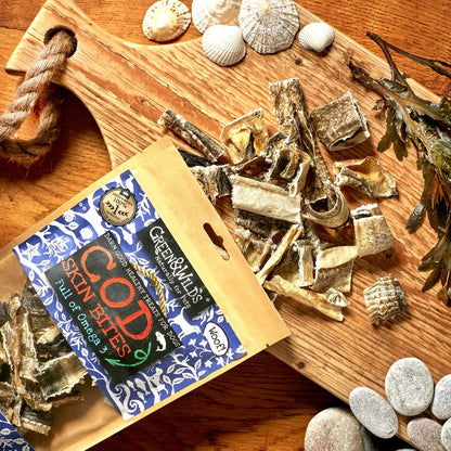 Green and Wilds Cod Skin Dog Treats