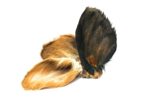 1x Hairy Cow Ear Natural Dog Treat