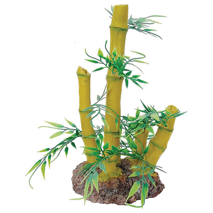 RepStyle Bamboo Plant & Rock Base 12.5×9.5x23cm