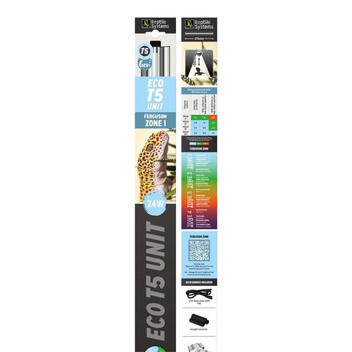 Reptile Systems Eco T5 Unit Zone 1, 24w 570mm