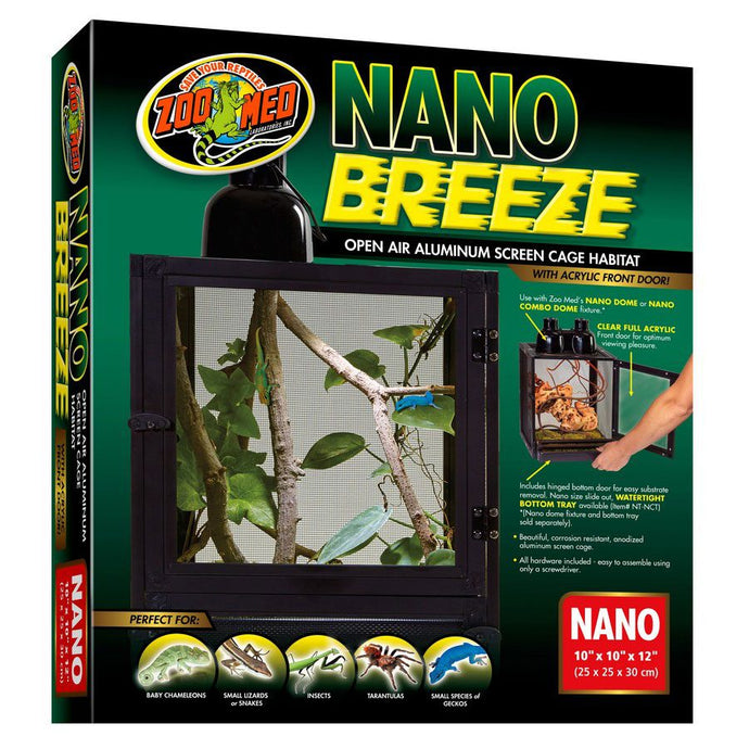 Zoo Med Nano Breeze Screen Cage, 30x30x30cm