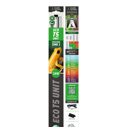 Reptile Systems Eco T5 Unit Zone 2, 24w 570mm