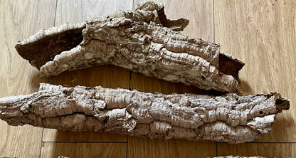 Cork Bark Piece Tube Large