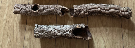 Cork Bark Tube Piece Small