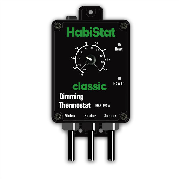 Habistat Dimming Thermostat – Black – 600w